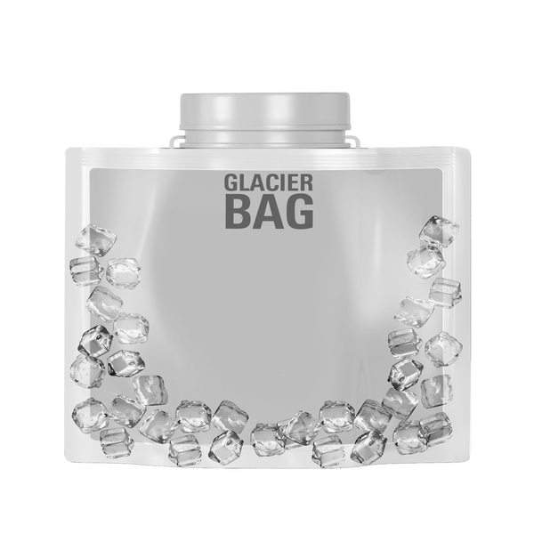 Glacier Bags $3 | Solution to Ice-Cold Beverages | (Case of 12)